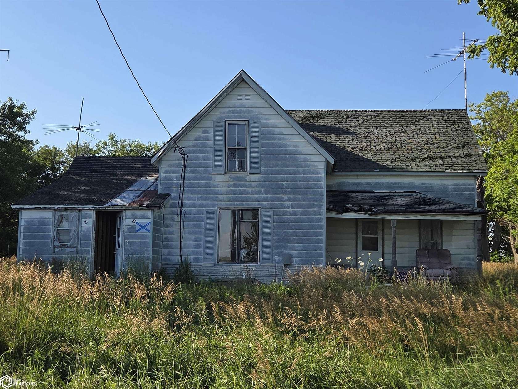 8.27 Acres of Land with Home for Sale in Scranton, Iowa