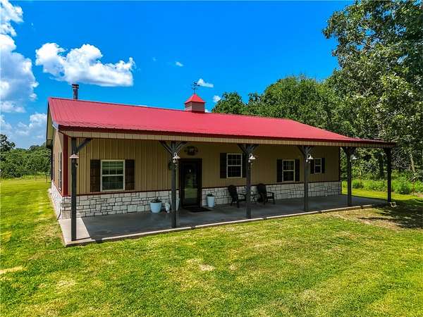 40 Acres of Agricultural Land with Home for Sale in Westville, Oklahoma