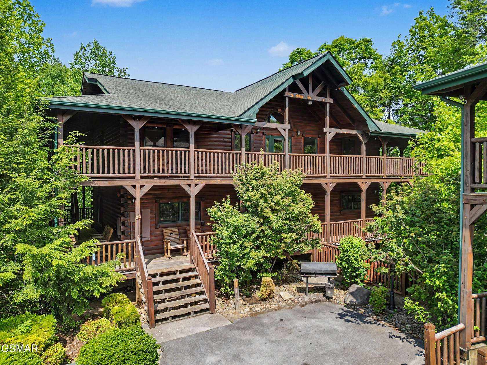 9.8 Acres of Land with Home for Sale in Gatlinburg, Tennessee