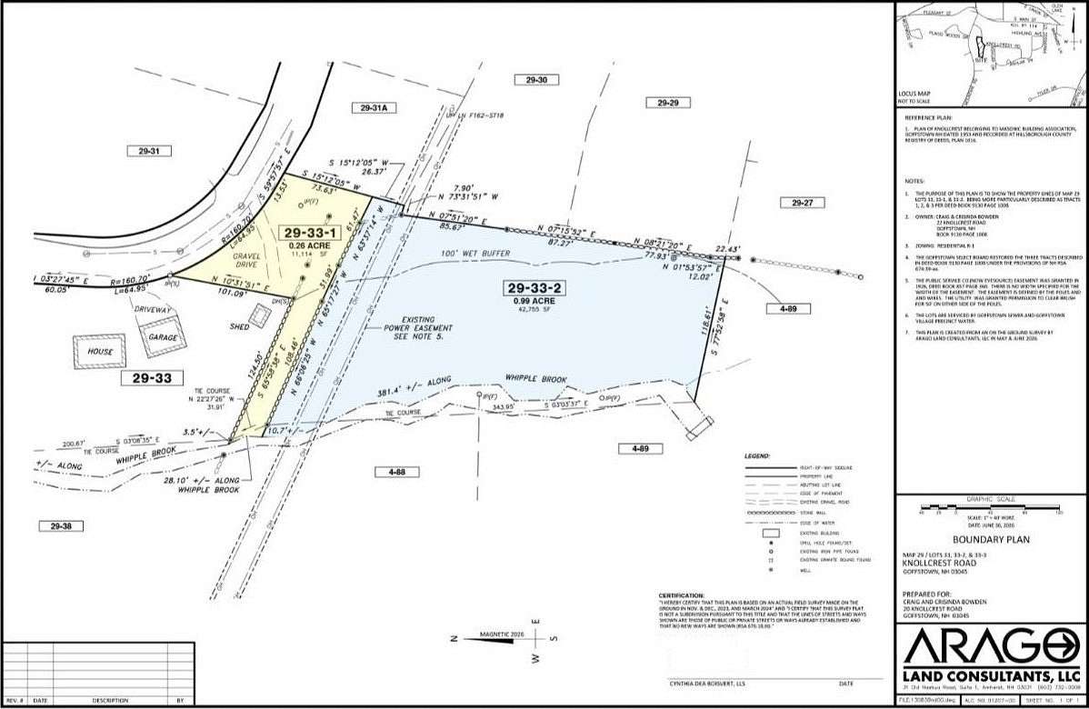 1.2 Acres of Residential Land for Sale in Goffstown, New Hampshire