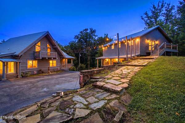 23.6 Acres of Land with Home for Sale in Sevierville, Tennessee
