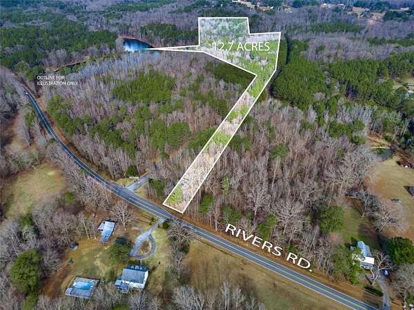 12.7 Acres of Land for Sale in Fayetteville, Georgia