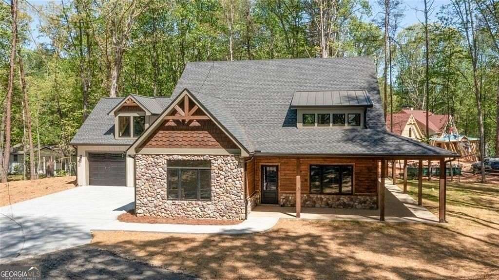 1.5 Acres of Land with Home for Sale in Dawsonville, Georgia