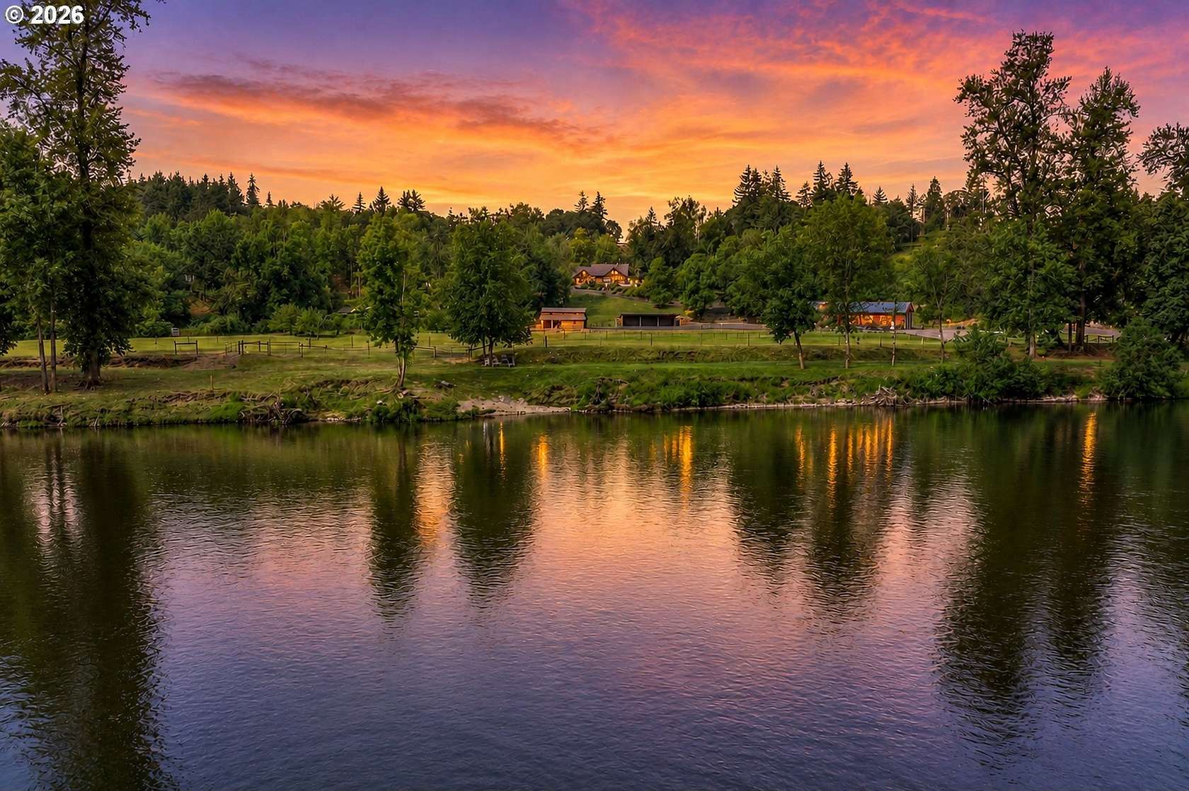 5.39 Acres of Land with Home for Sale in Albany, Oregon