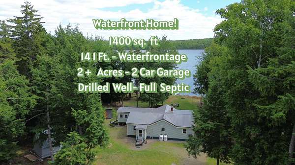 2.14 Acres of Land with Home for Sale in Danforth, Maine