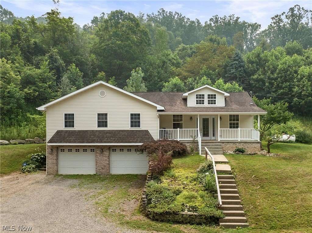 10.5 Acres of Land with Home for Sale in Mingo Junction, Ohio