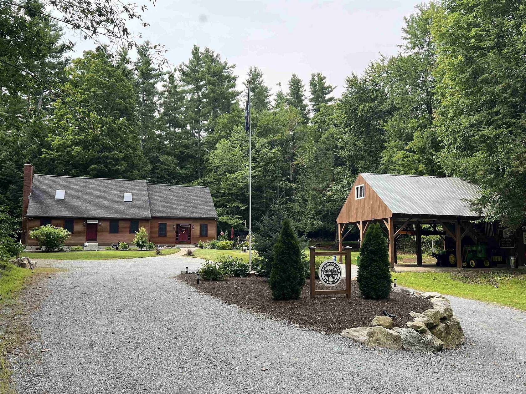 2 Acres of Land with Home for Sale in New Boston, New Hampshire