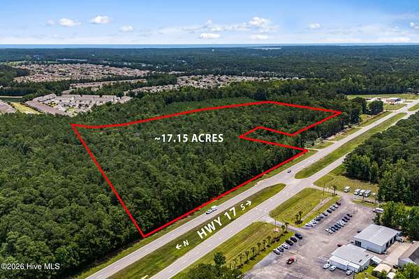 17.2 Acres of Land for Sale in Calabash, North Carolina