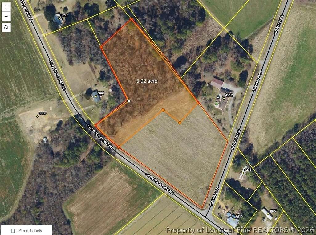 4 Acres of Residential Land for Sale in Autryville, North Carolina