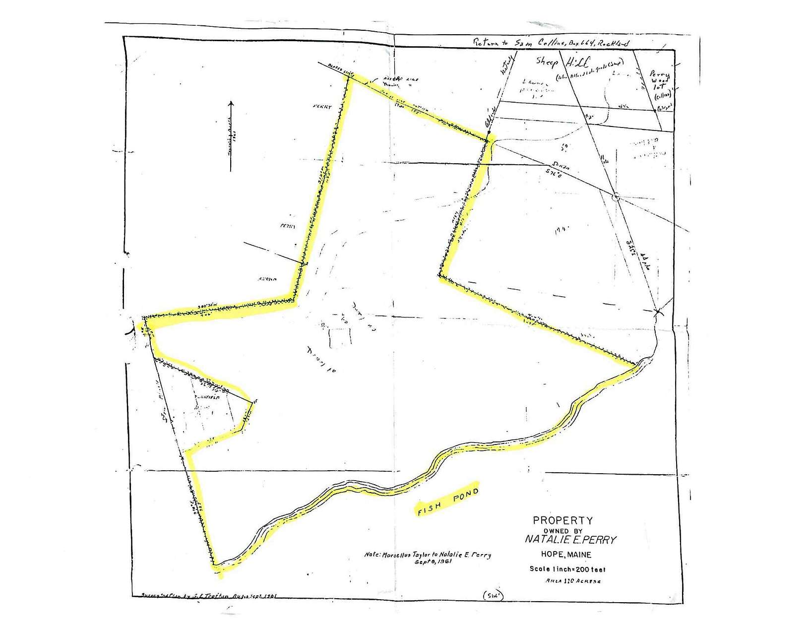 45 Acres of Recreational & Residential Land for Sale in Hope, Maine