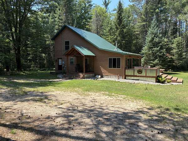 10 Acres of Recreational Land with Home for Sale in Roscommon, Michigan