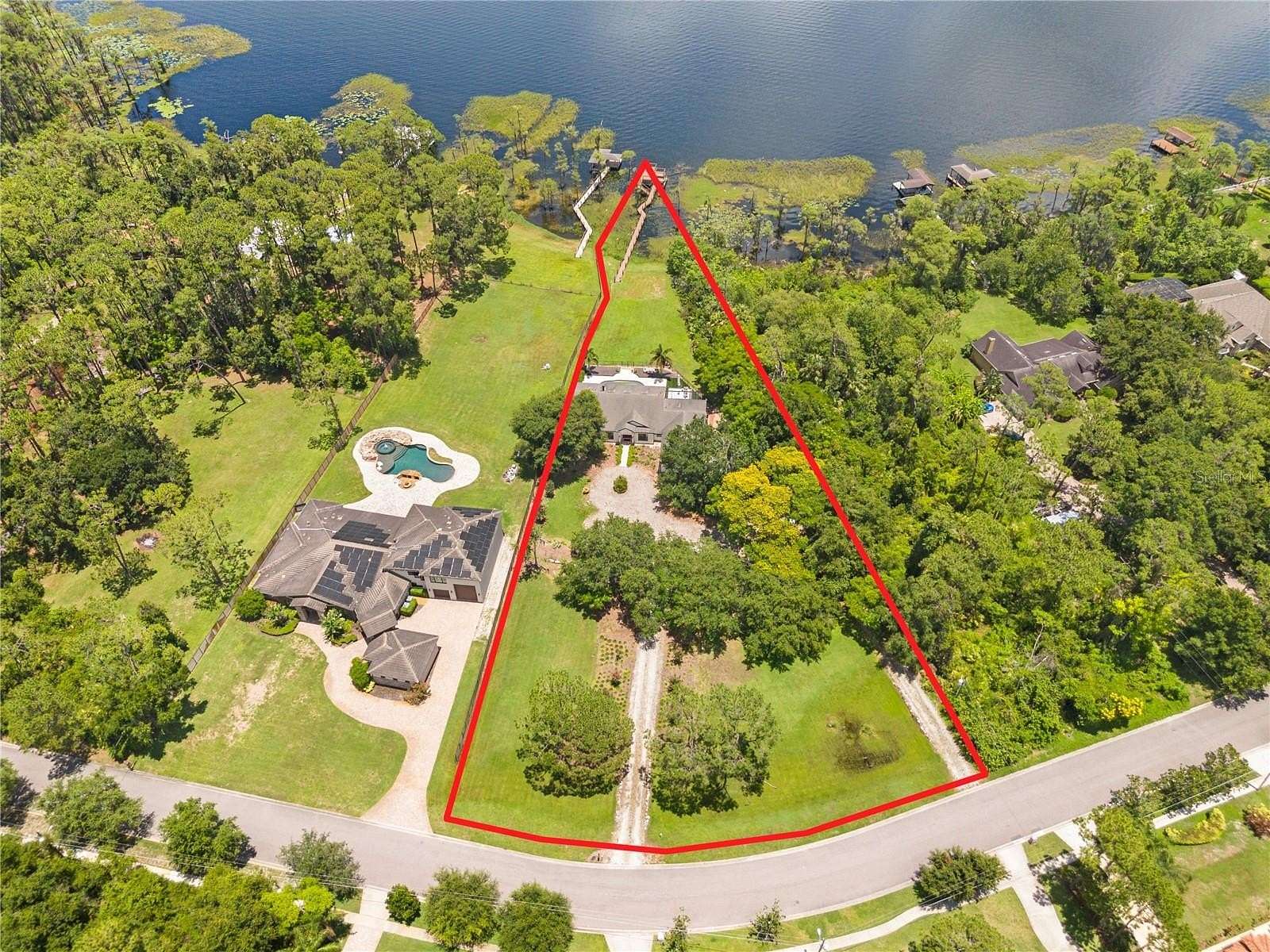 1.57 Acres of Land with Home for Lease in Orlando, Florida