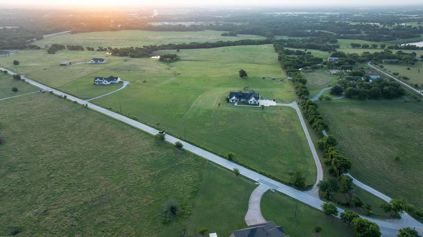 11 Acres of Land with Home for Sale in Sanger, Texas