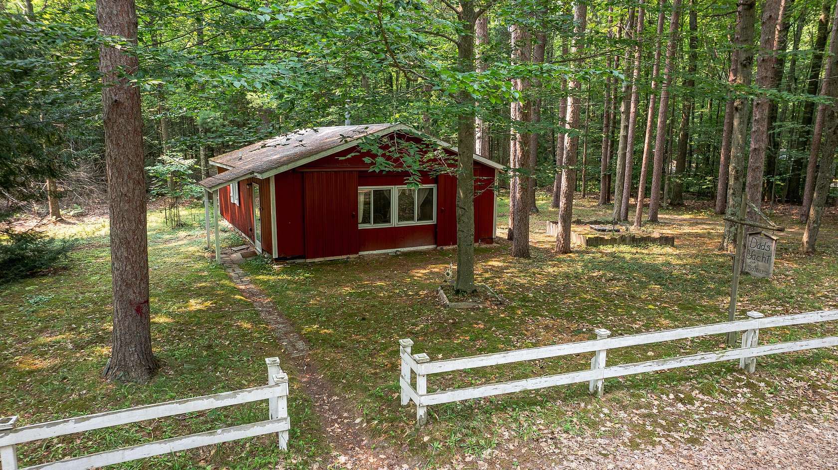 34.2 Acres of Recreational Land with Home for Sale in Pentwater, Michigan
