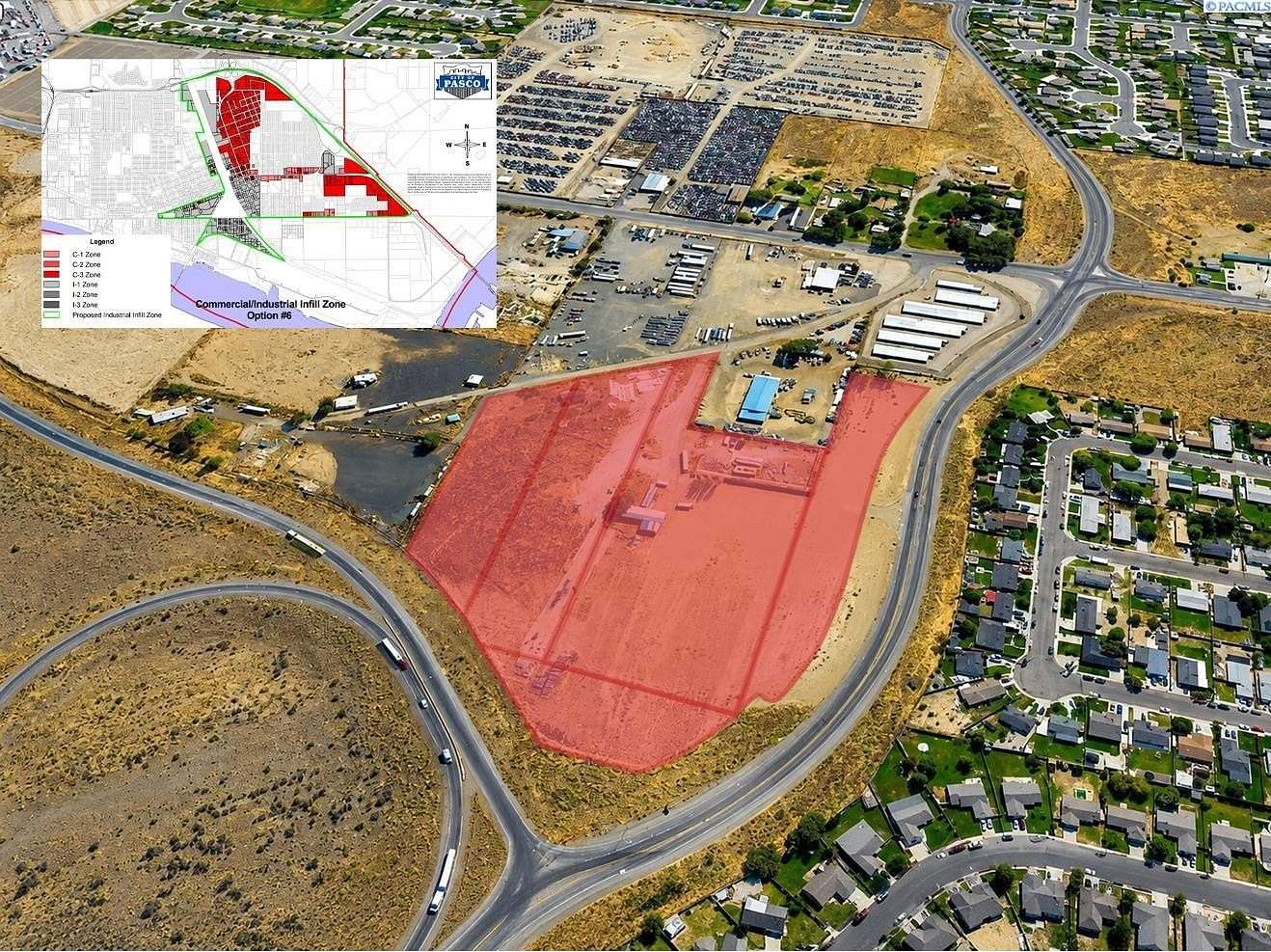 12.6 Acres of Commercial Land for Sale in Pasco, Washington
