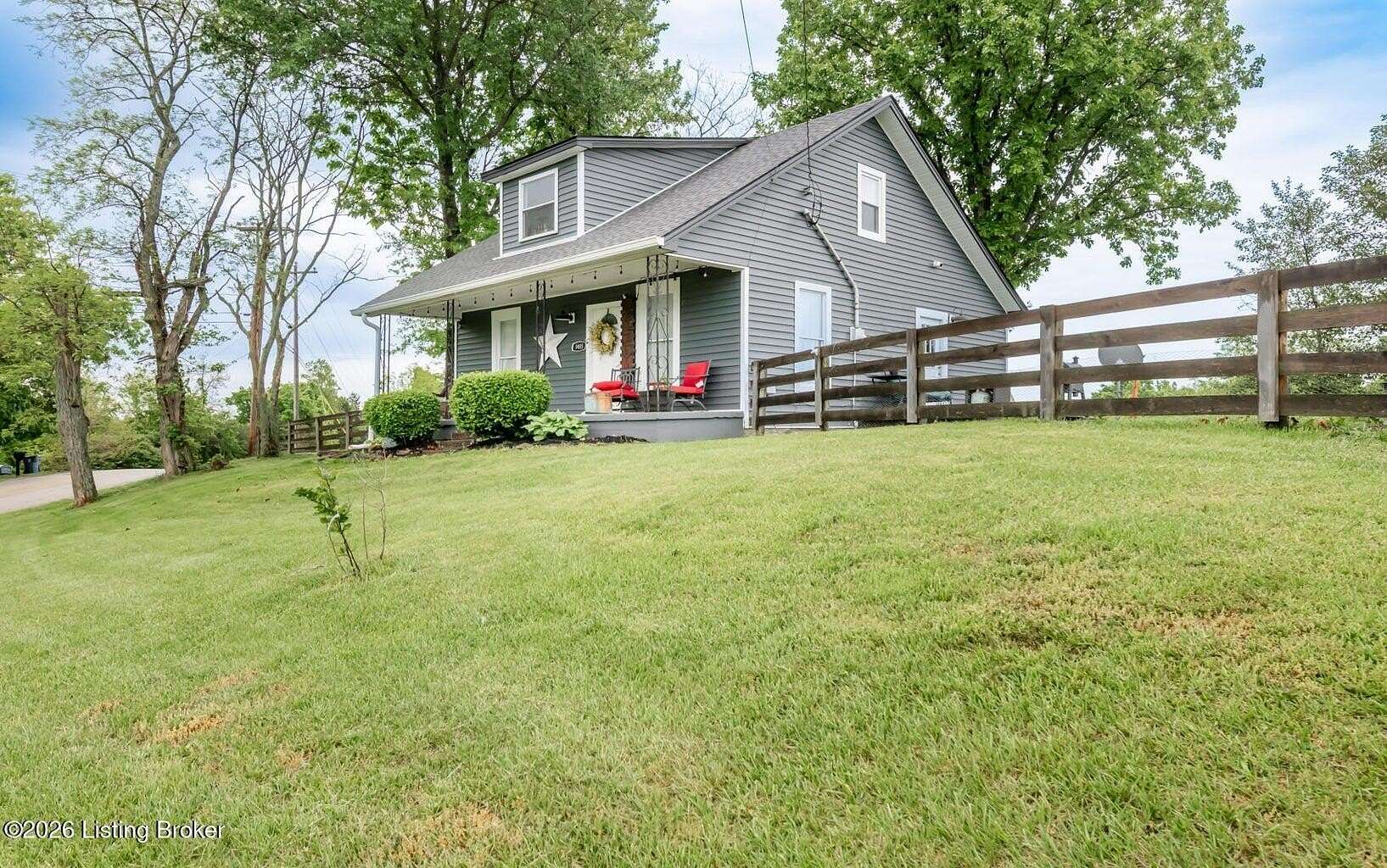 14.9 Acres of Land with Home for Sale in Lawrenceburg, Kentucky