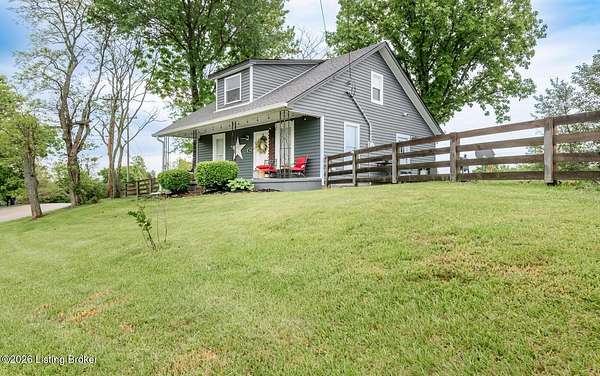14.9 Acres of Land with Home for Sale in Lawrenceburg, Kentucky