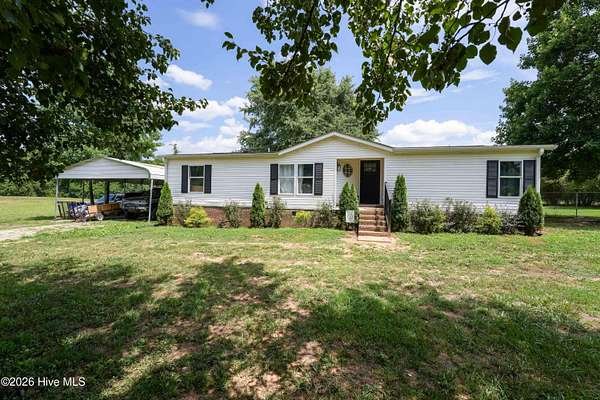 5 Acres of Land with Home for Sale in Cedar Grove, North Carolina