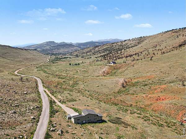38 Acres of Recreational Land with Home for Sale in Lyons, Colorado