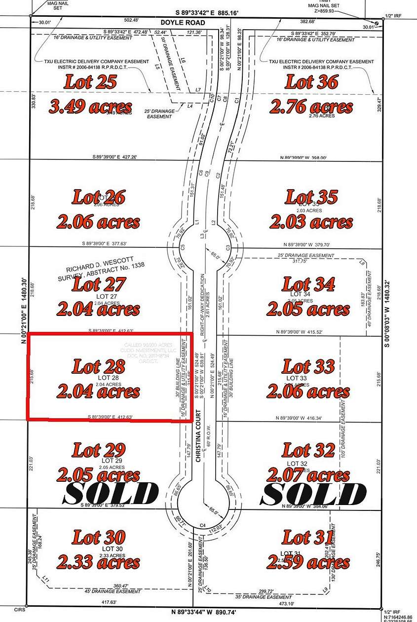 2 Acres of Residential Land for Sale in Krum, Texas