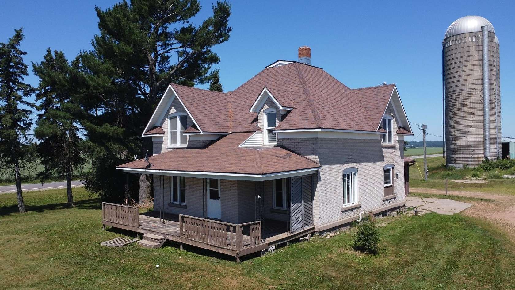 12 Acres of Land with Home for Sale in Bryant, Wisconsin