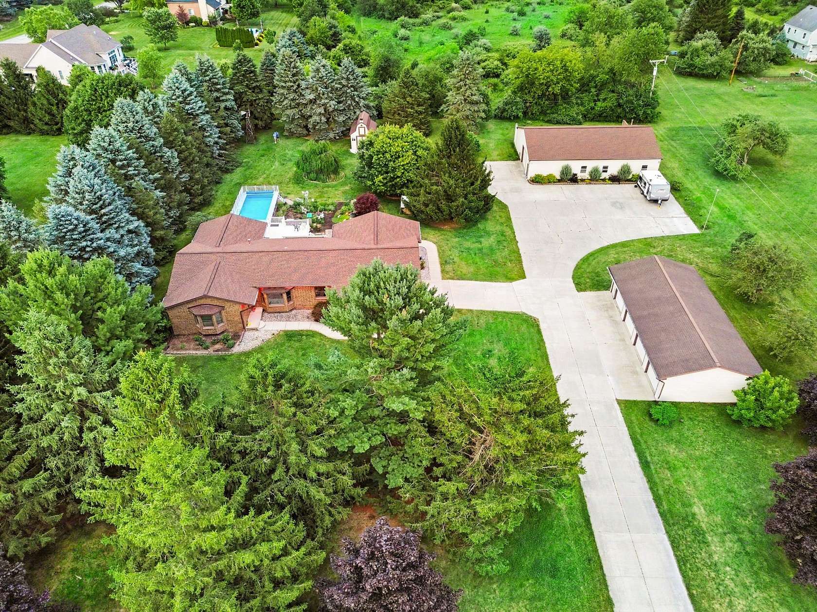 2.19 Acres of Land with Home for Sale in Saline, Michigan