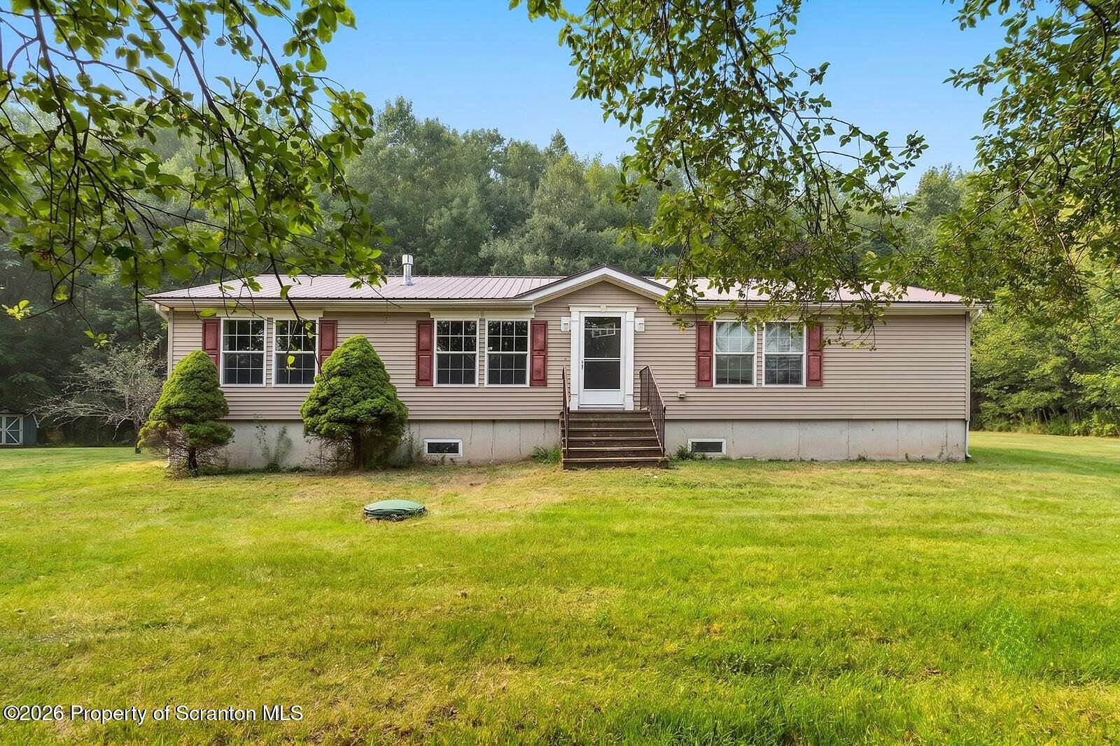 4 Acres of Land with Home for Sale in Dalton, Pennsylvania