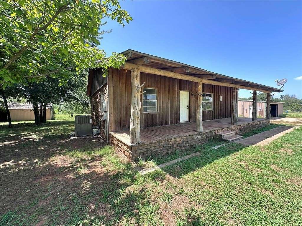 4.85 Acres of Land with Home for Sale in Tecumseh, Oklahoma