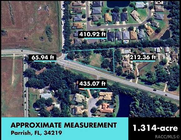 1.3 Acres of Residential Land for Sale in Parrish, Florida