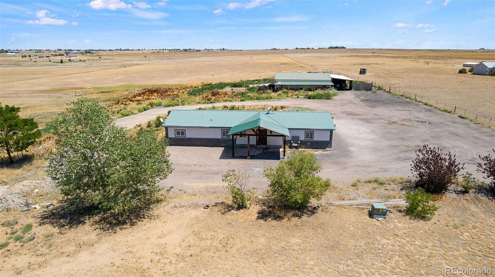 35.6 Acres of Recreational Land with Home for Sale in Brighton, Colorado