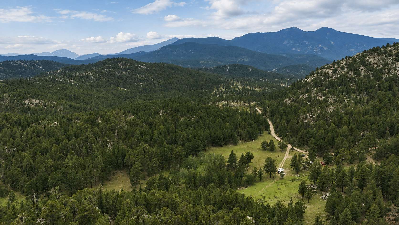 154 Acres of Recreational Land for Sale in Allenspark, Colorado