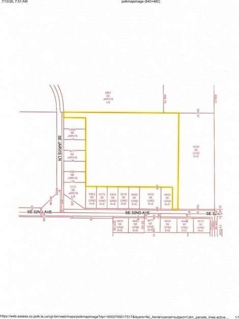 27.8 Acres of Agricultural & Residential Land for Sale in Runnells, Iowa