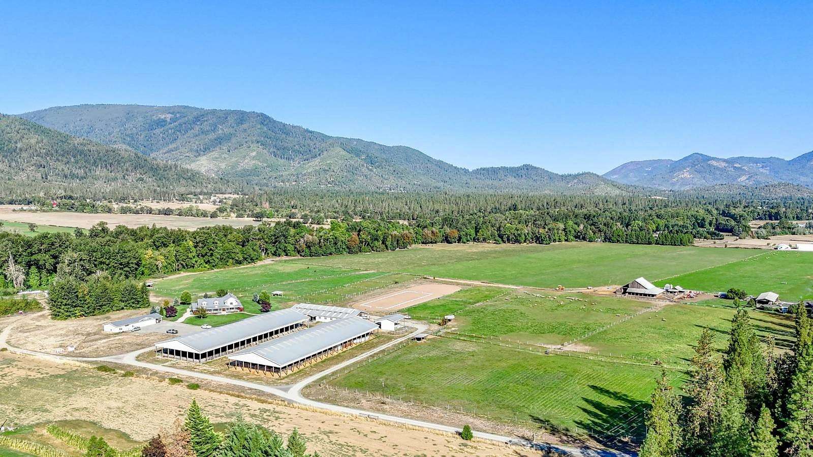 37.6 Acres of Agricultural Land with Home for Sale in Williams, Oregon