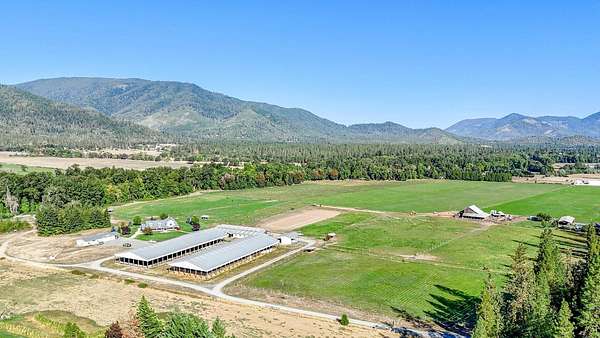 37.6 Acres of Agricultural Land with Home for Sale in Williams, Oregon