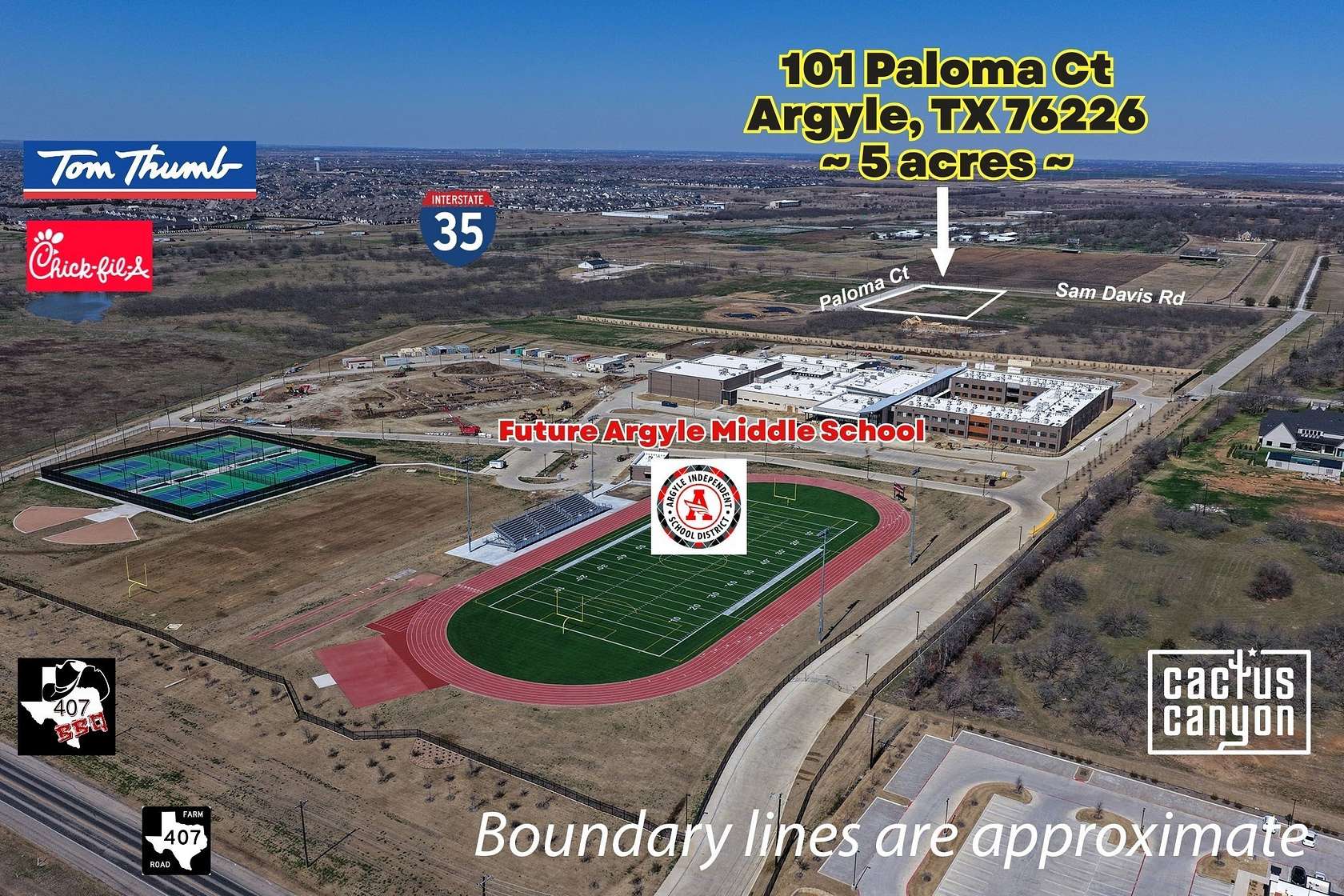 5 Acres of Residential Land for Sale in Argyle, Texas