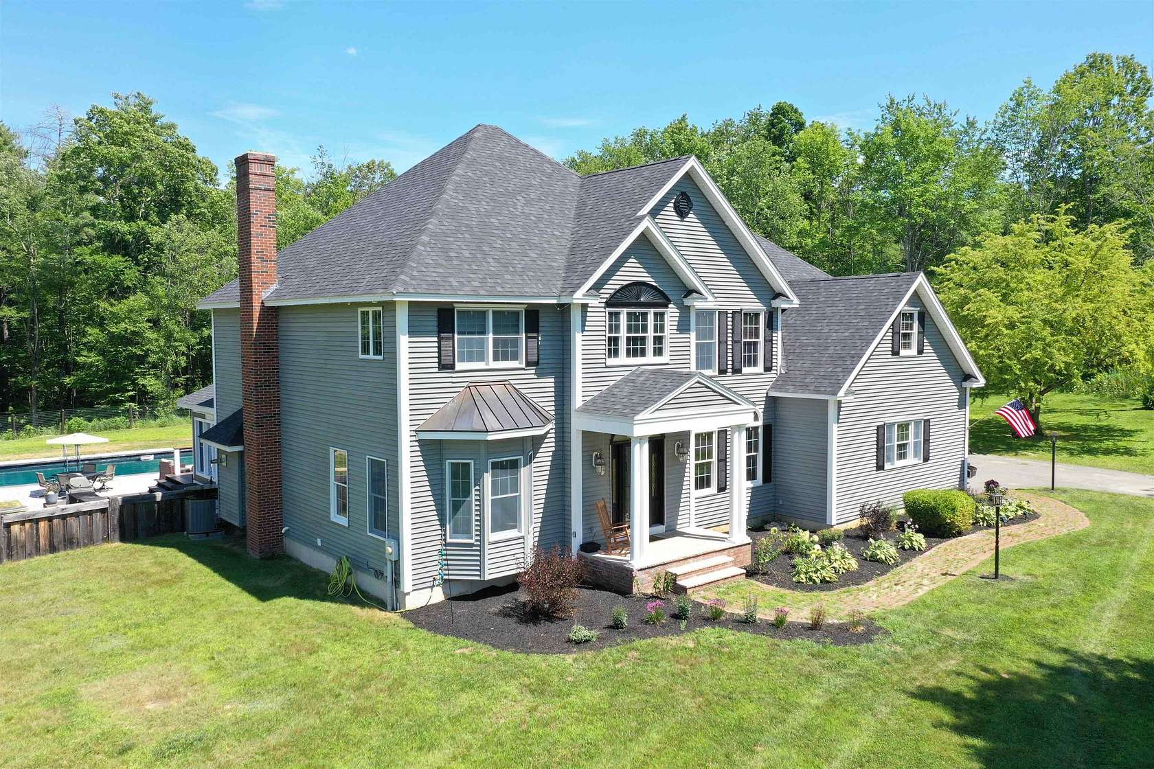 3.56 Acres of Land with Home for Sale in New Boston, New Hampshire