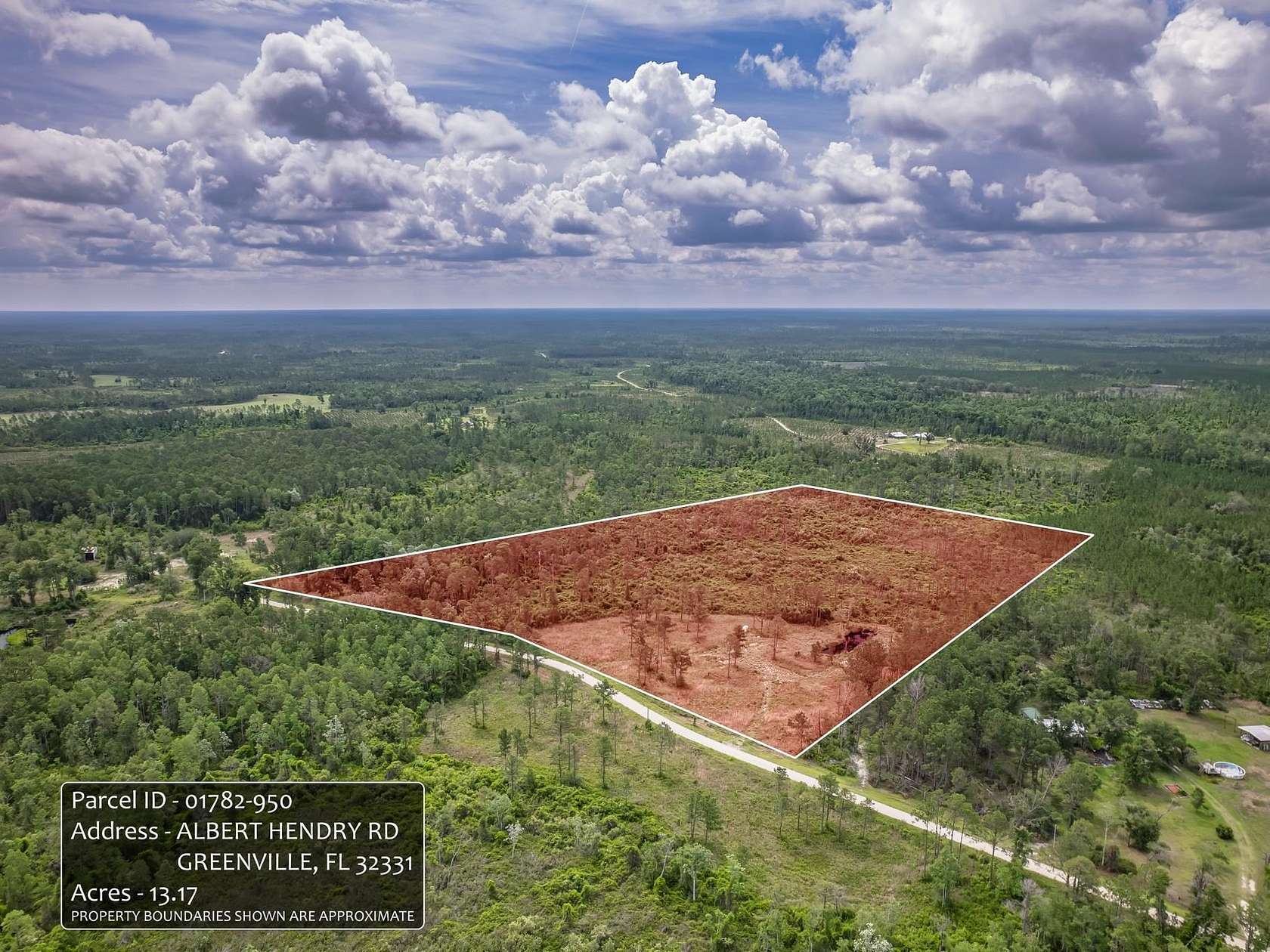13.2 Acres of Recreational & Residential Land for Sale in Perry, Florida