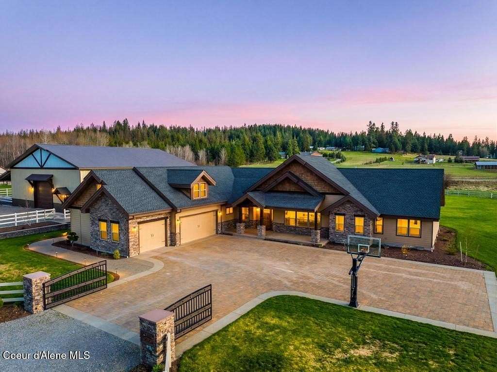 5 Acres of Land with Home for Sale in Hayden, Idaho