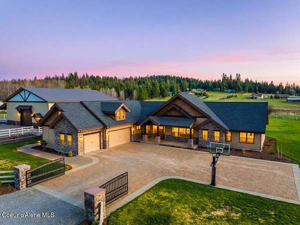 5 Acres of Land with Home for Sale in Hayden, Idaho