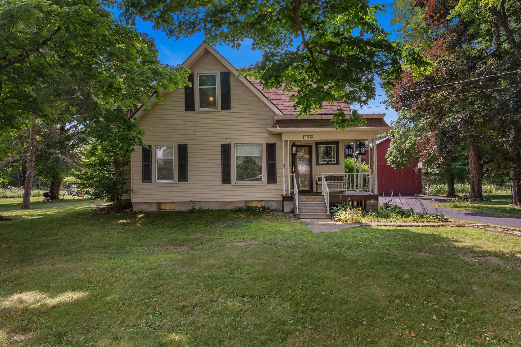 8 Acres of Land with Home for Sale in North Adams, Michigan