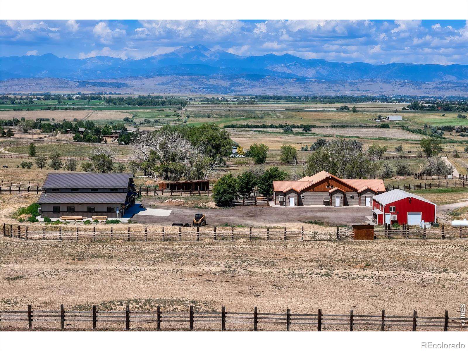35 Acres of Agricultural Land with Home for Sale in Berthoud, Colorado