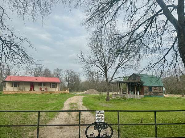 3.56 Acres of Land with Home for Lease in Campbell, Texas