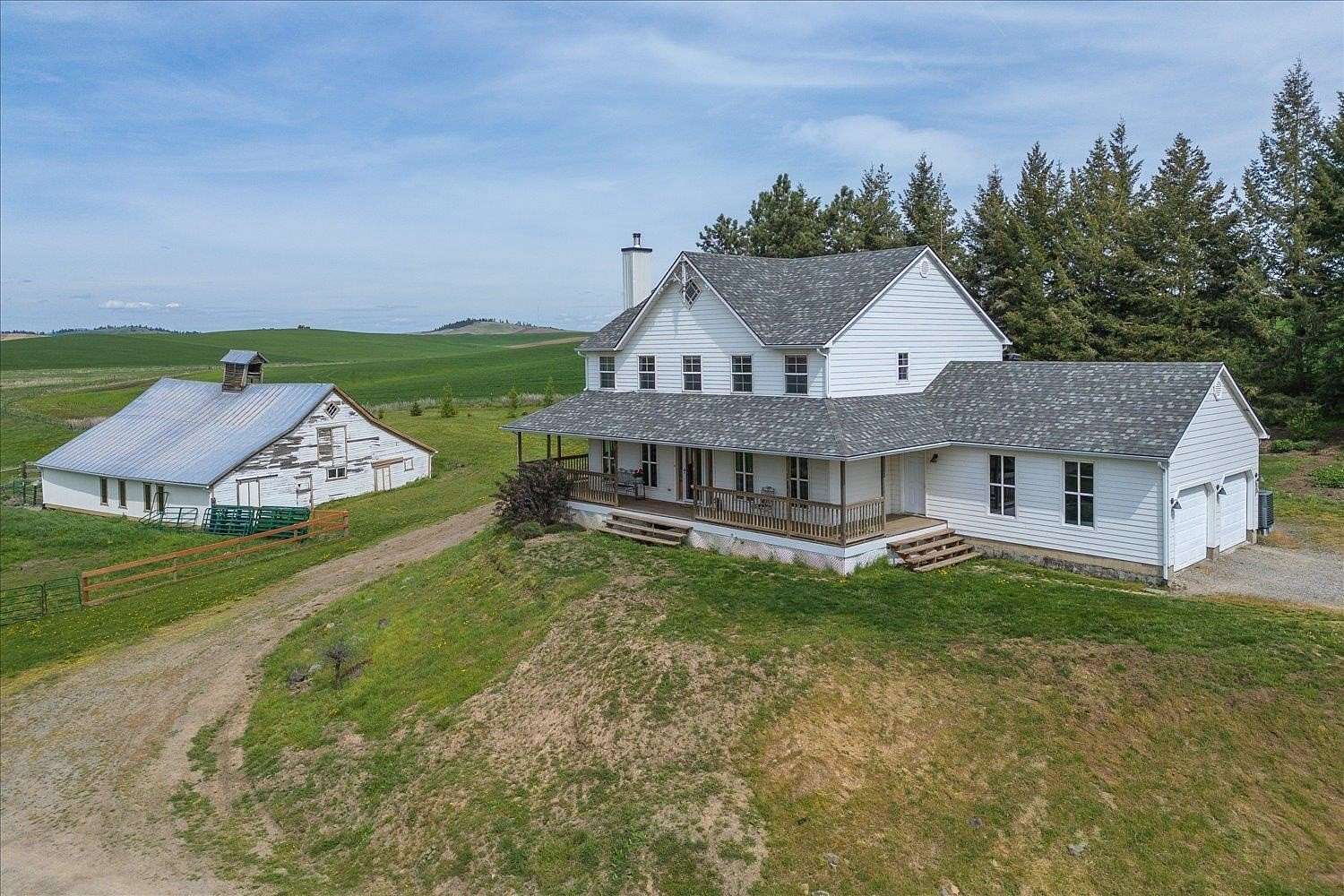 15.2 Acres of Land with Home for Sale in Fairfield, Washington