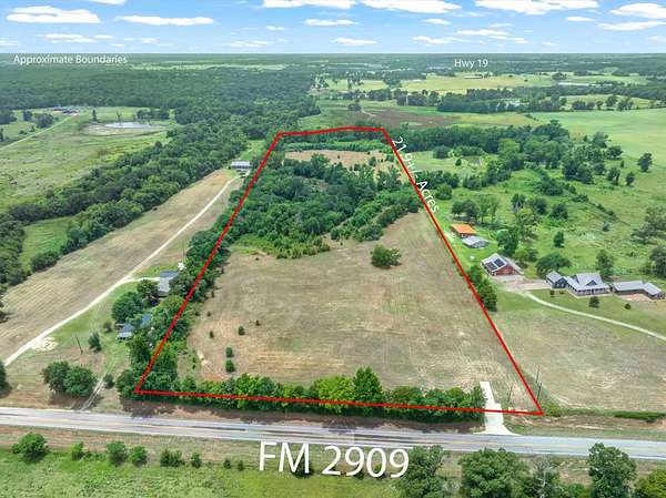 22 Acres of Recreational & Residential Land for Sale in Canton, Texas