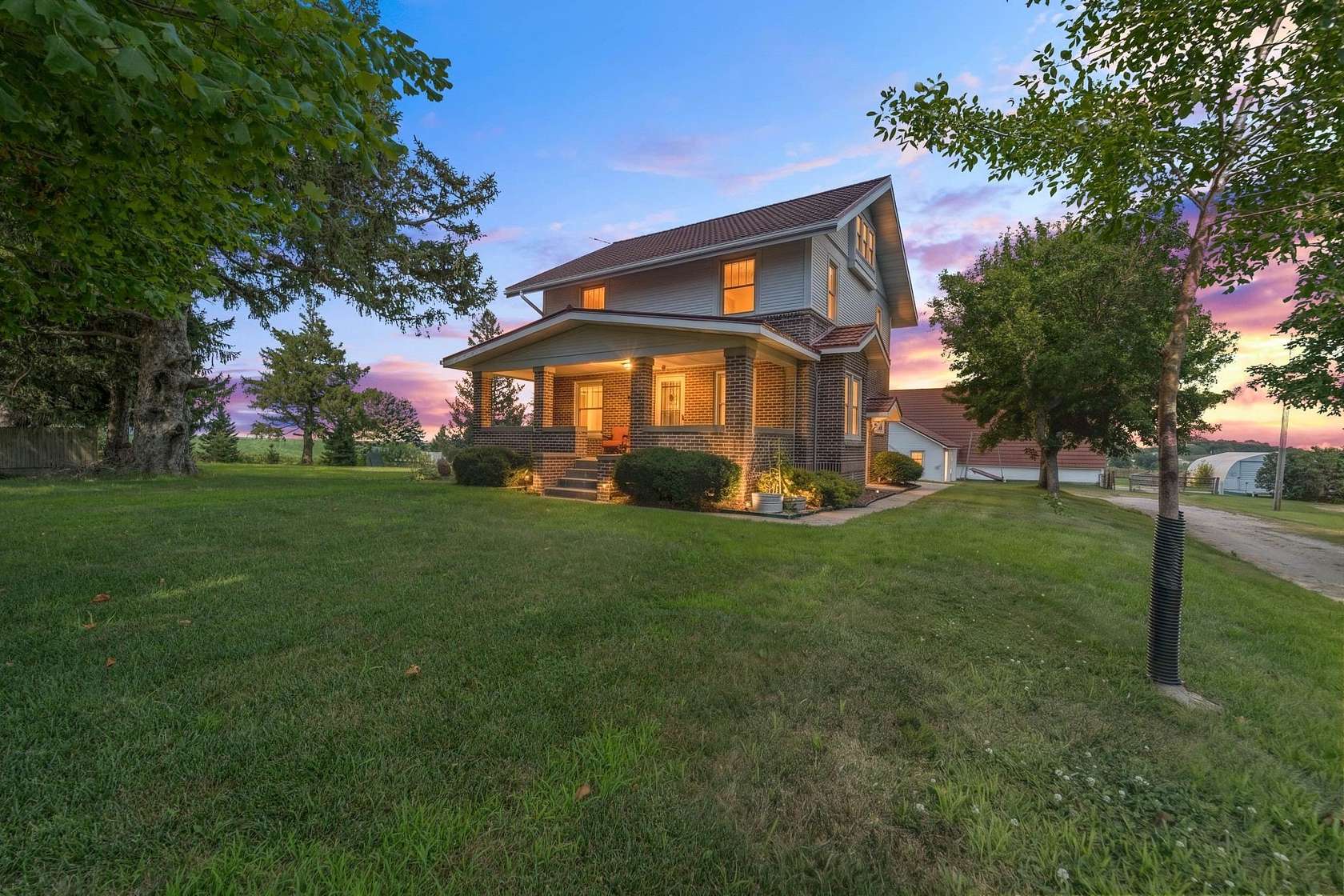 5.45 Acres of Land with Home for Sale in Newton, Iowa