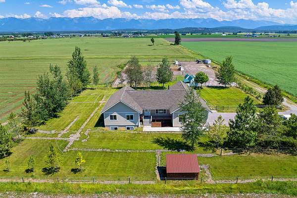 4.53 Acres of Land with Home for Sale in Kalispell, Montana