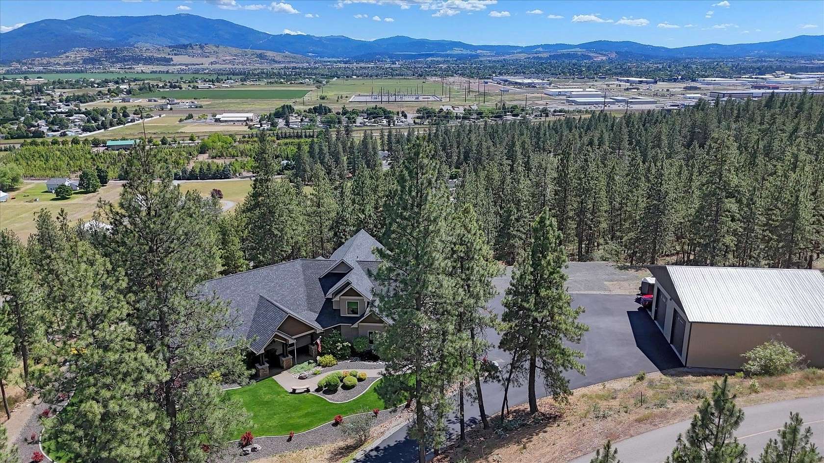 5.4 Acres of Land with Home for Sale in Otis Orchards, Washington