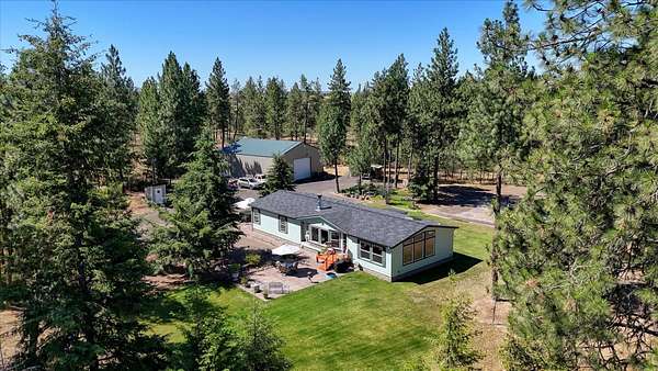 10 Acres of Recreational Land with Home for Sale in Reardan, Washington