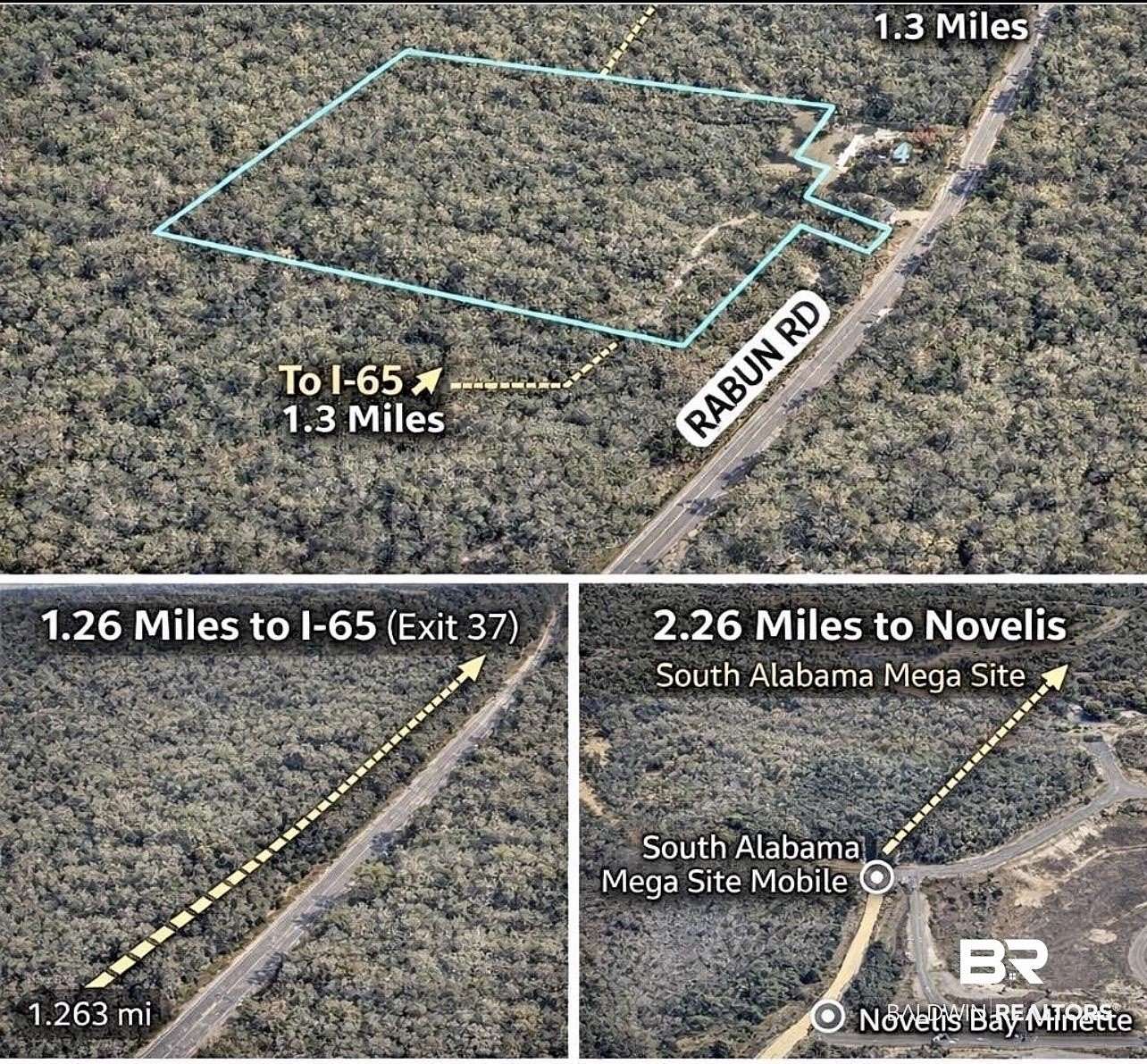 12.2 Acres of Land for Sale in Bay Minette, Alabama
