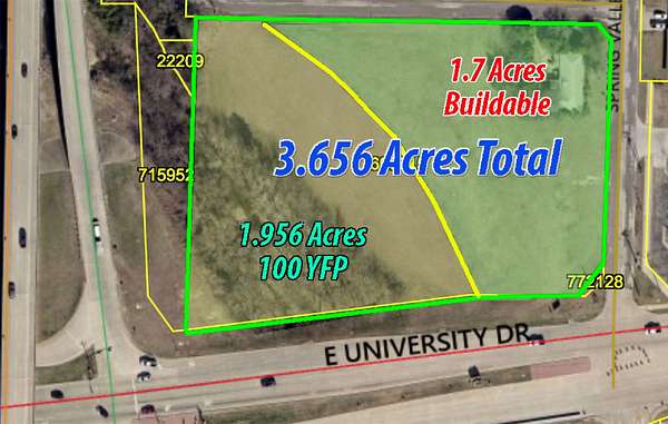 3.67 Acres of Commercial Land for Sale in Denton, Texas